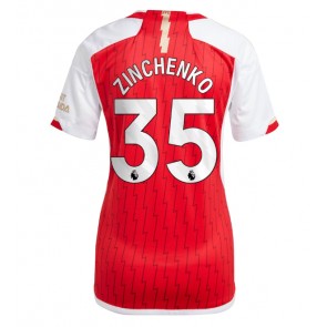 Arsenal Oleksandr Zinchenko #35 Replika Hjemmebanetrøje Dame 2023-24 Kortærmet